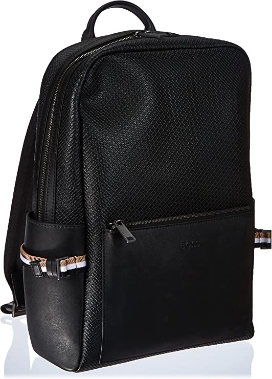 BOSS Men's City Deco_Backpack,Black,Einheitsgröße,Black1,One Size